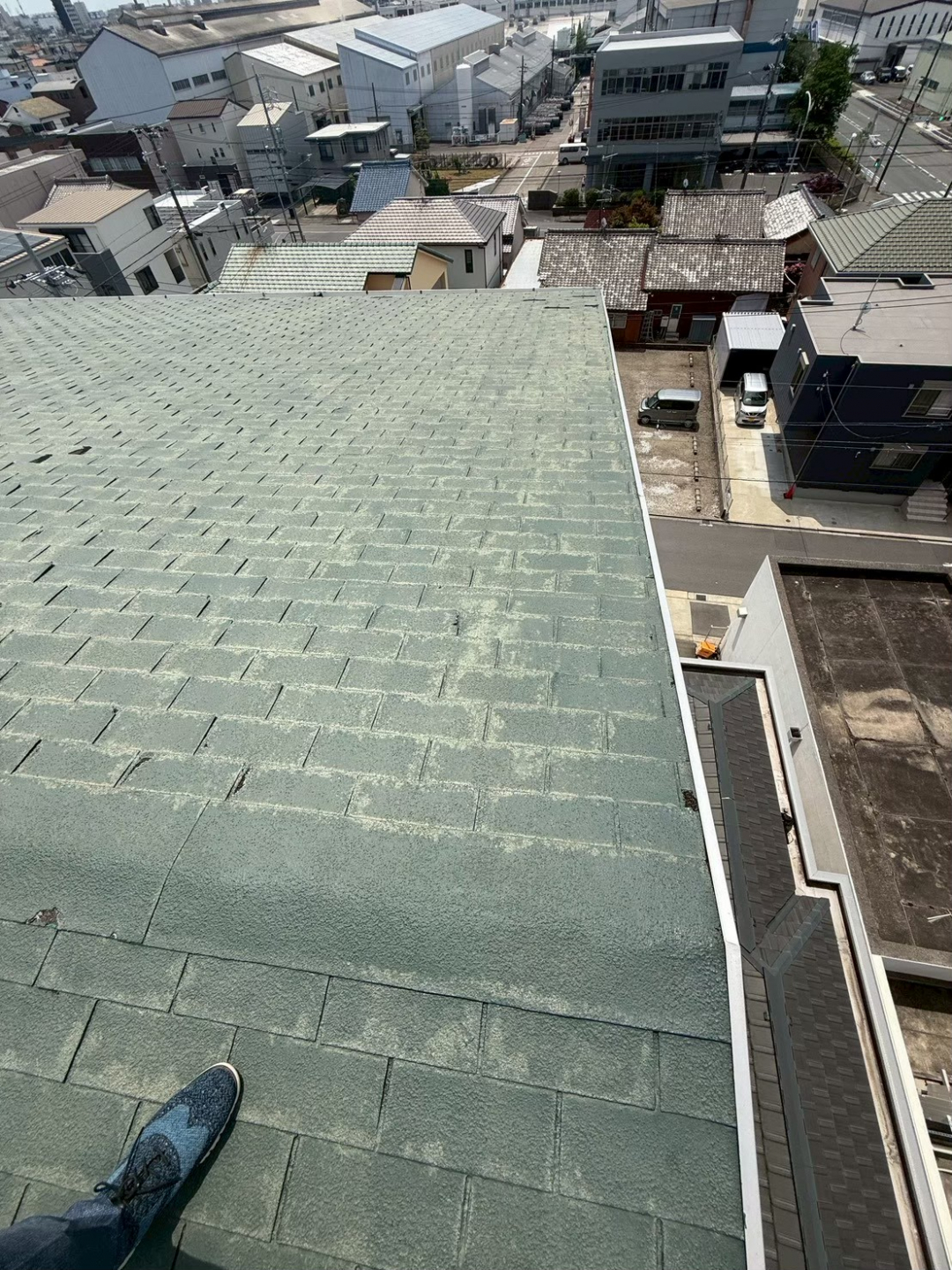 愛知県名古屋市屋根カバー工事 屋根①の施工前画像