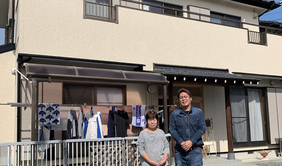 N様 「こんな心遣いのある職人さん
仕上がりもとてもきれいです。
」