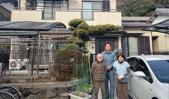 S様 「誠意と責任の上に職人魂を見ることができました。」