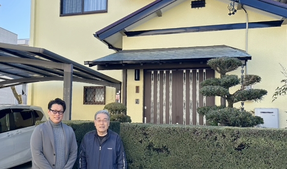 S様からいただいたお客様の声の写真